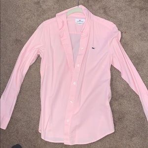 Vineyard vines light pink button up